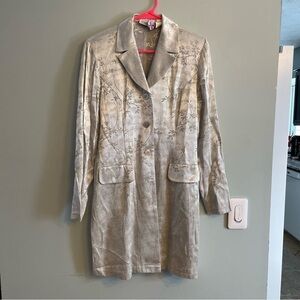 Scarlett Vintage Jacket, Pant & Belt silver size 3-4